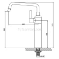 Robinet d'eau potable de cuisine avec filtration